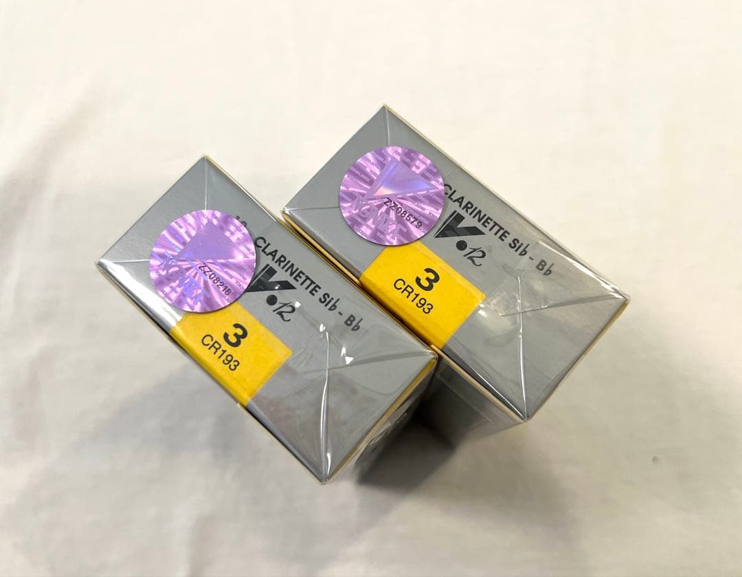 Vandoren クラリネットリードV12 3 10枚入り2箱