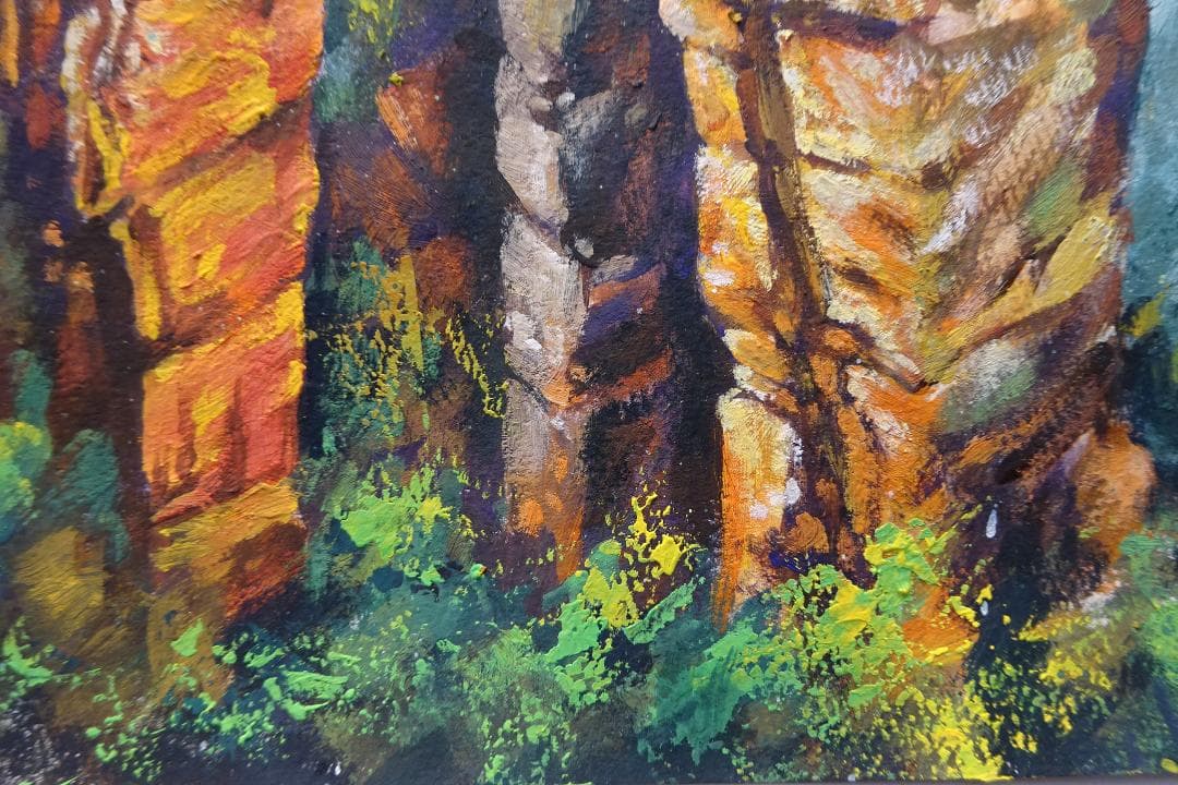 絵画・「世界遺産・武陵源」真作