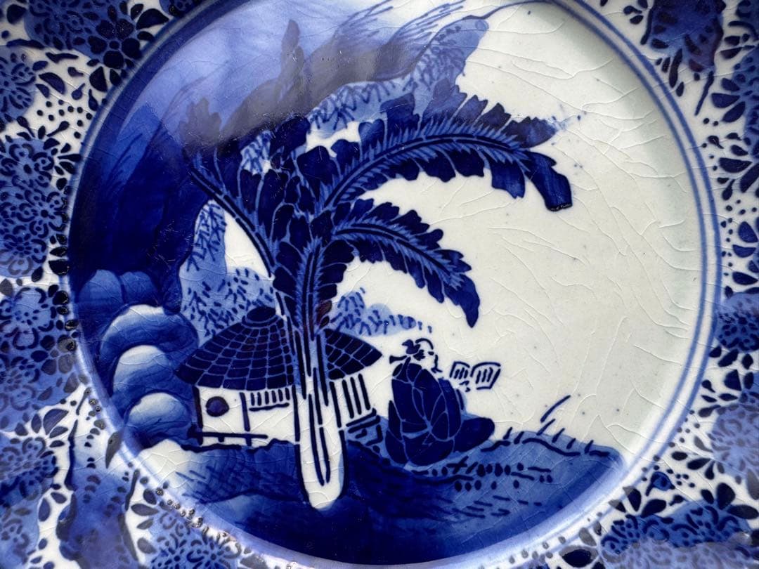 幕末〜明治初頭　7寸皿　古伊万里　2枚セット