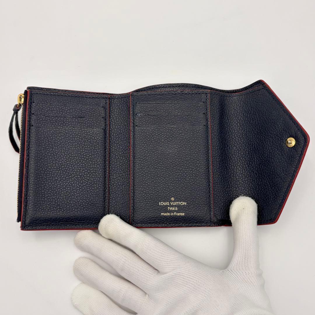 ルイヴィトン ポルトフォイユ・ヴィクトリーヌ　モノグラム マリーヌルージュ