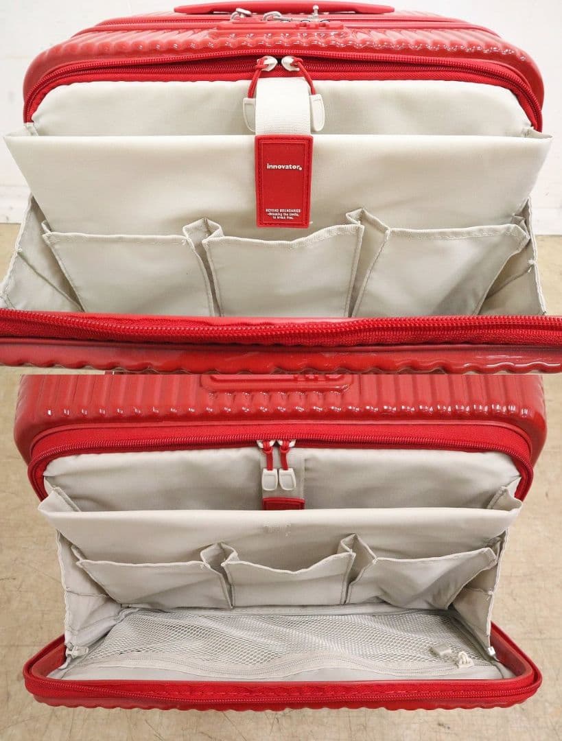 短期使用品【イノベーター INV60RED】スーツケース 62L・キャリーケース