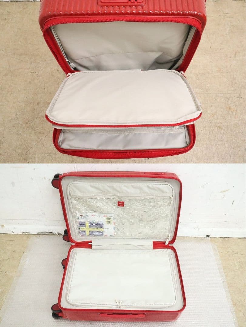 短期使用品【イノベーター INV60RED】スーツケース 62L・キャリーケース