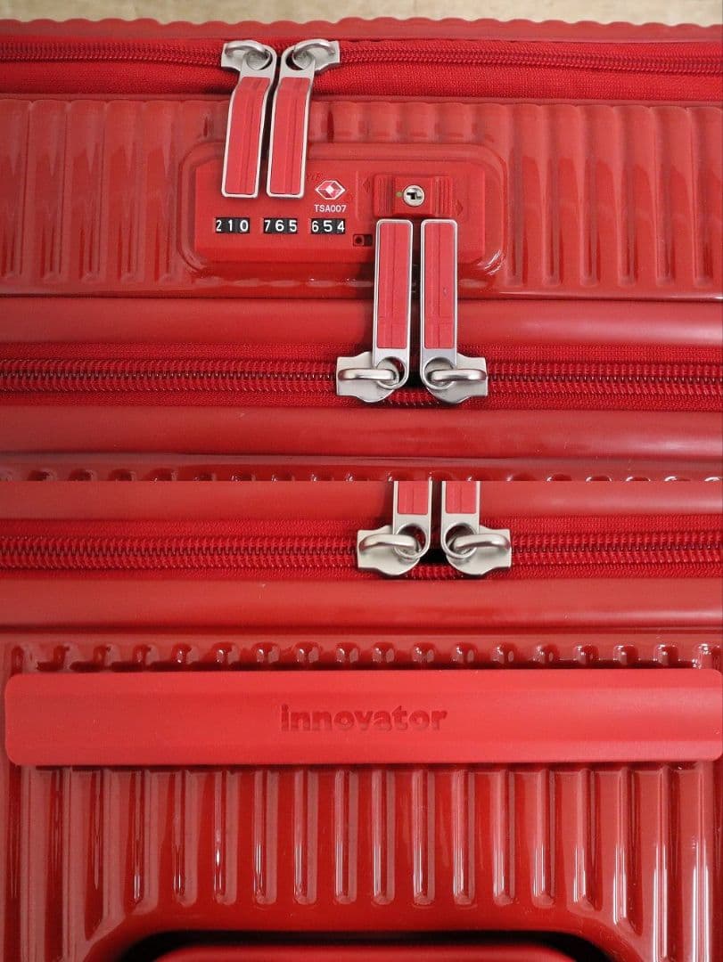短期使用品【イノベーター INV60RED】スーツケース 62L・キャリーケース