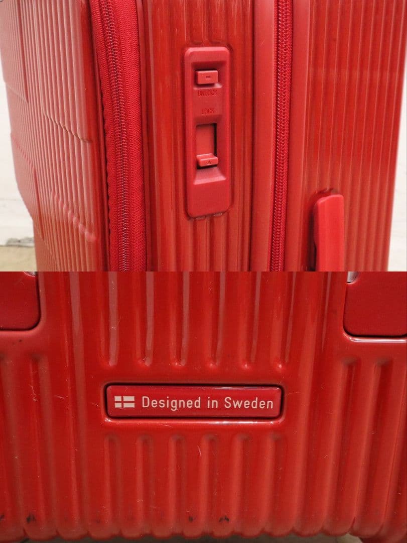 短期使用品【イノベーター INV60RED】スーツケース 62L・キャリーケース