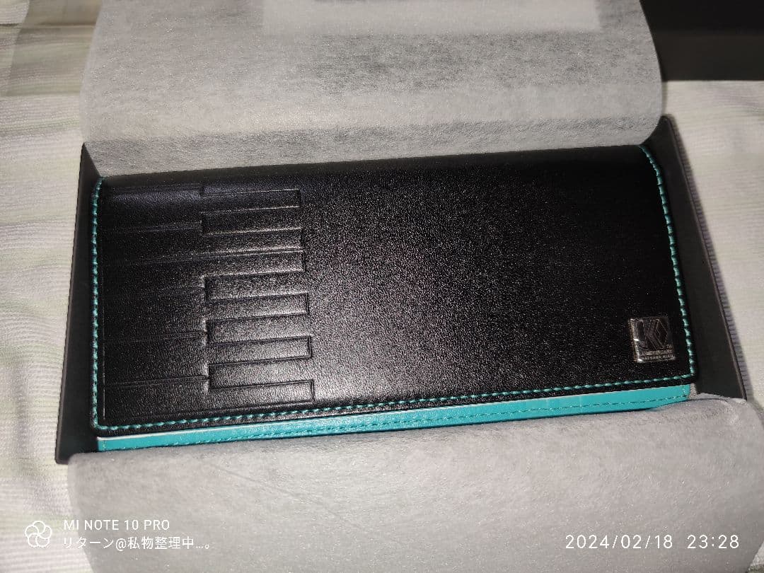 初音ミク 10周年 記念 本革 長財布 未使用 スペシャルカード付き