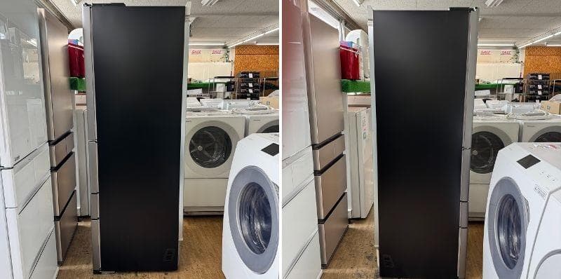 地域限定送料無料　美品 TOSHIBA 東芝 冷凍冷蔵庫 GR-K460FWX