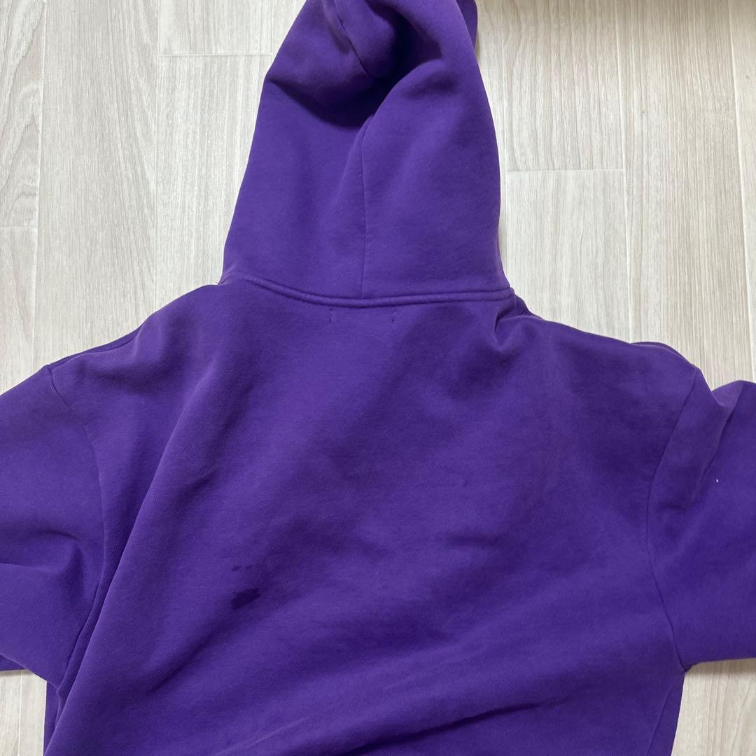 iDea 蛇刺繍 パーカー 紫