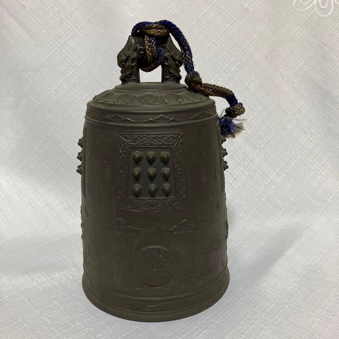 茶道具　砂張　喚鐘　一ノ瀬宗辰　と萩焼立鼓　蓋置