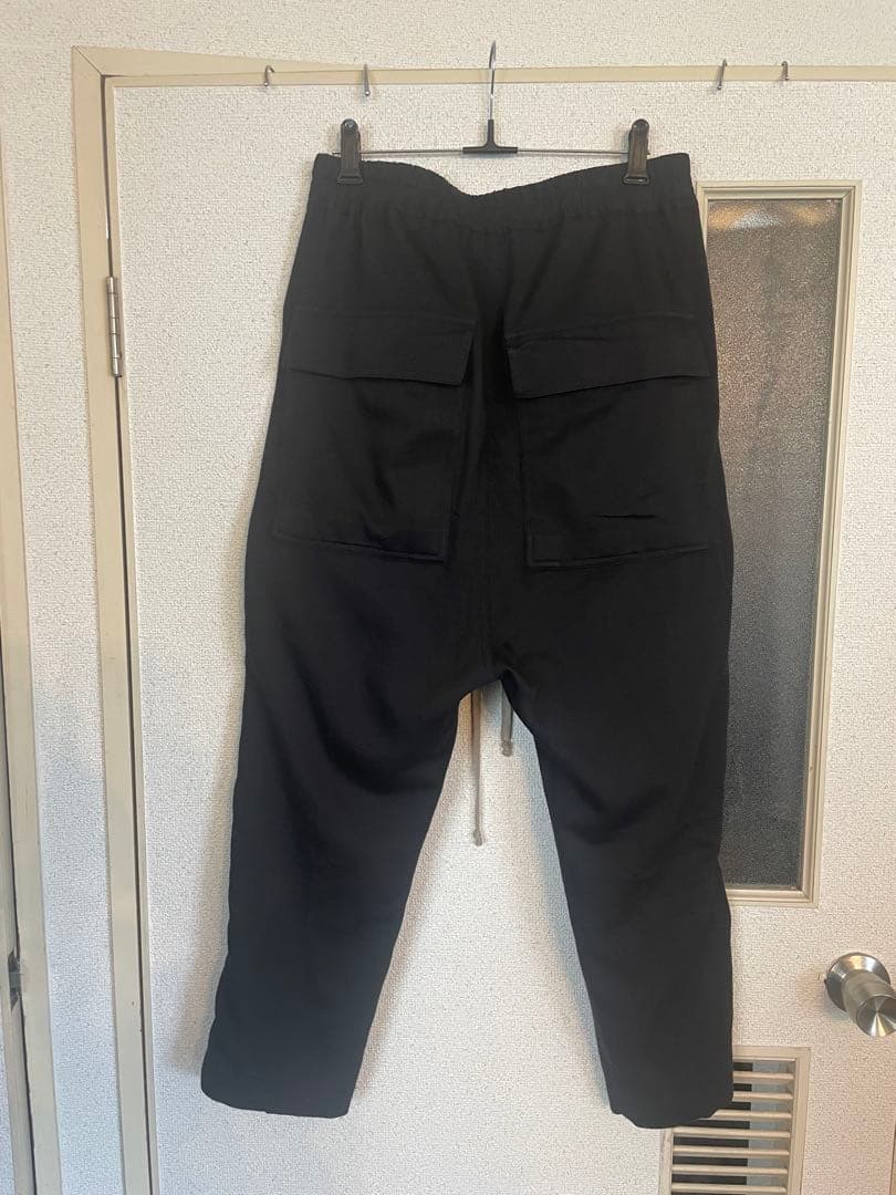 リックオウエンス　LARRY FW 19 クロップドサルエルパンツ