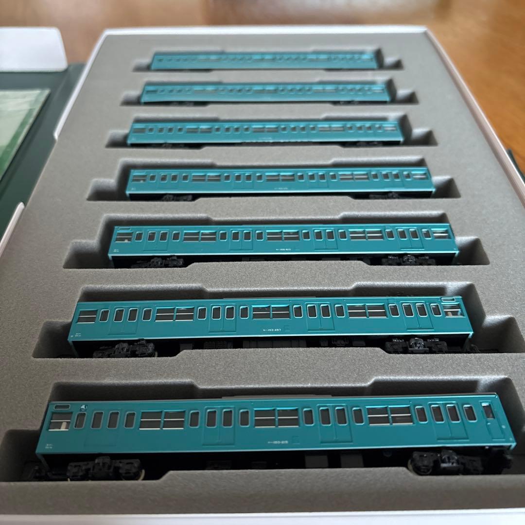 【新同】KATO 10-539 103系京阪神緩行線7両セット① なつかしの青電