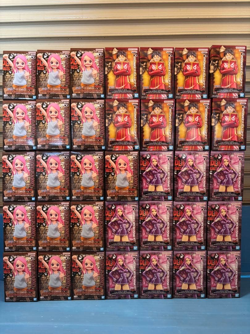 ワンピース　フィギュア　グランドラインメン　ルフィ　ボニー