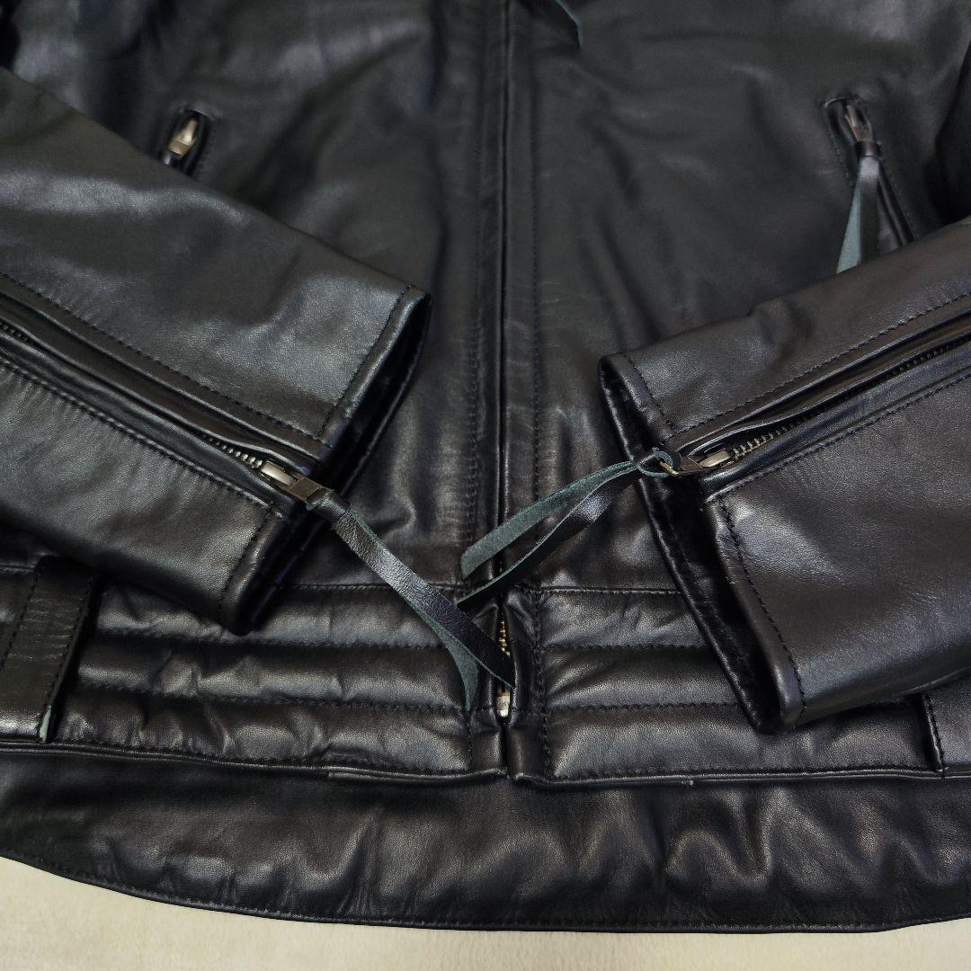 リューグーレザーズ WING-NECK ハイ シングルライダース ボアインナー付