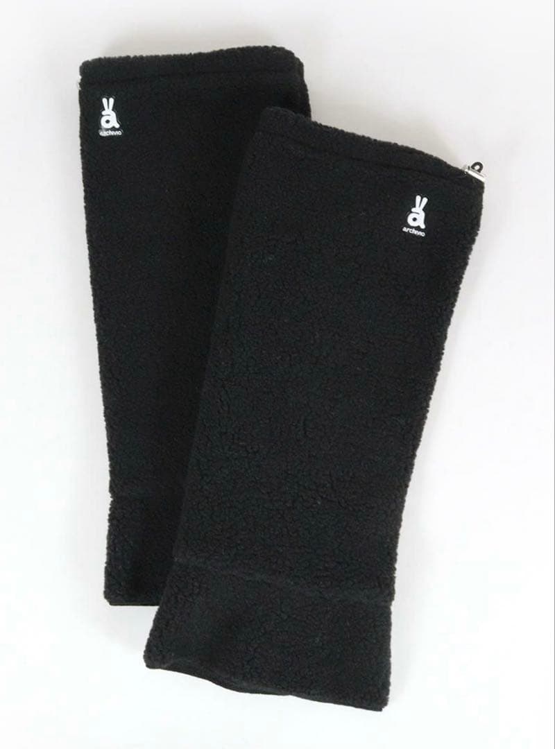 【新品】アルチビオ ボアレッグウォーマー　ブラック　黒　2024年モデル