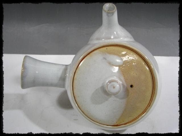 十五代 坂倉 新兵衛 萩 掛分 茶碗６客 急須 茶器揃 茶道具  hk445