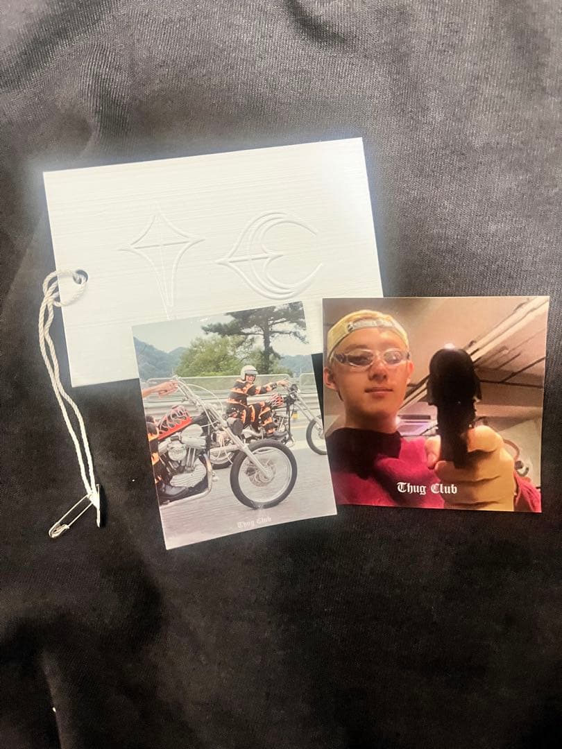 thugclub サグクラブ tシャツ トップス 半袖 グレー size 2