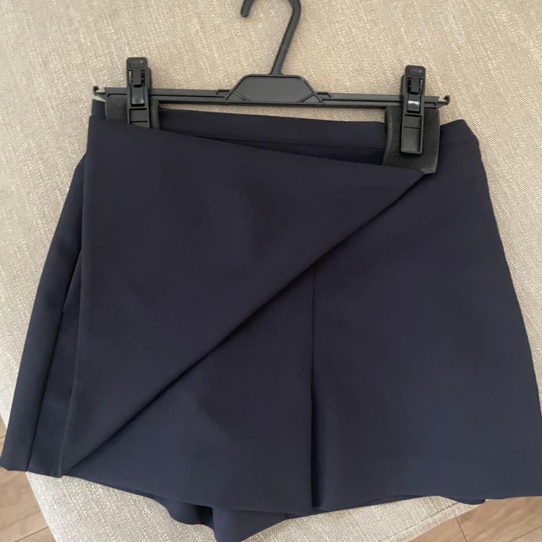 ジプソフィア gypsohila ネイビー ラップスタイルキュロット 新品未使用