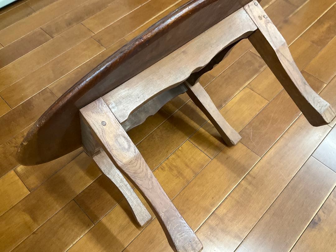昭和25年レトロ　無垢材　ちゃぶ台