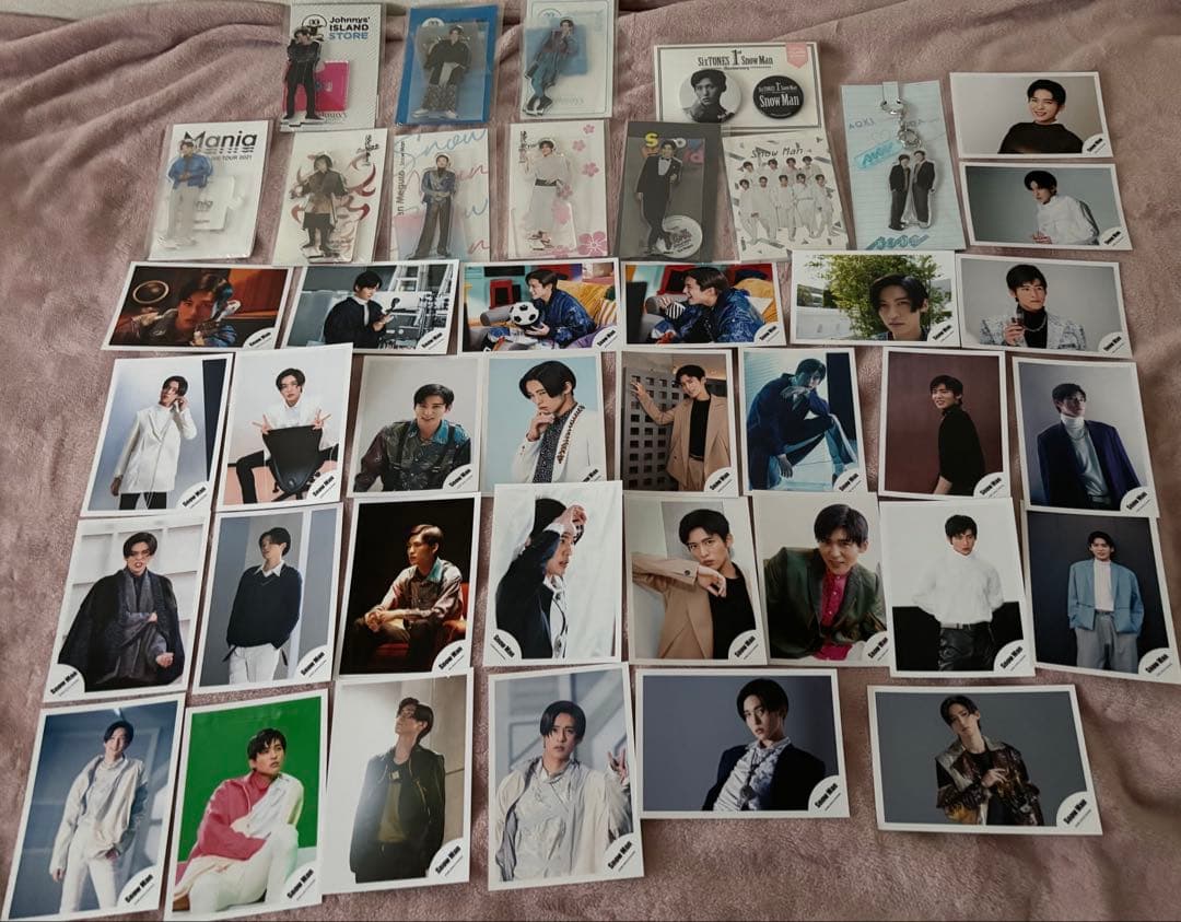  Man 目黒蓮 アクスタ 公式写真 アクキー 缶バッジ メモ帳