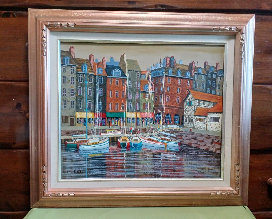 佐藤計 　「ノルマンディー」　油彩　F8号　應美会　 双樹会会員　 鹿児島県出身