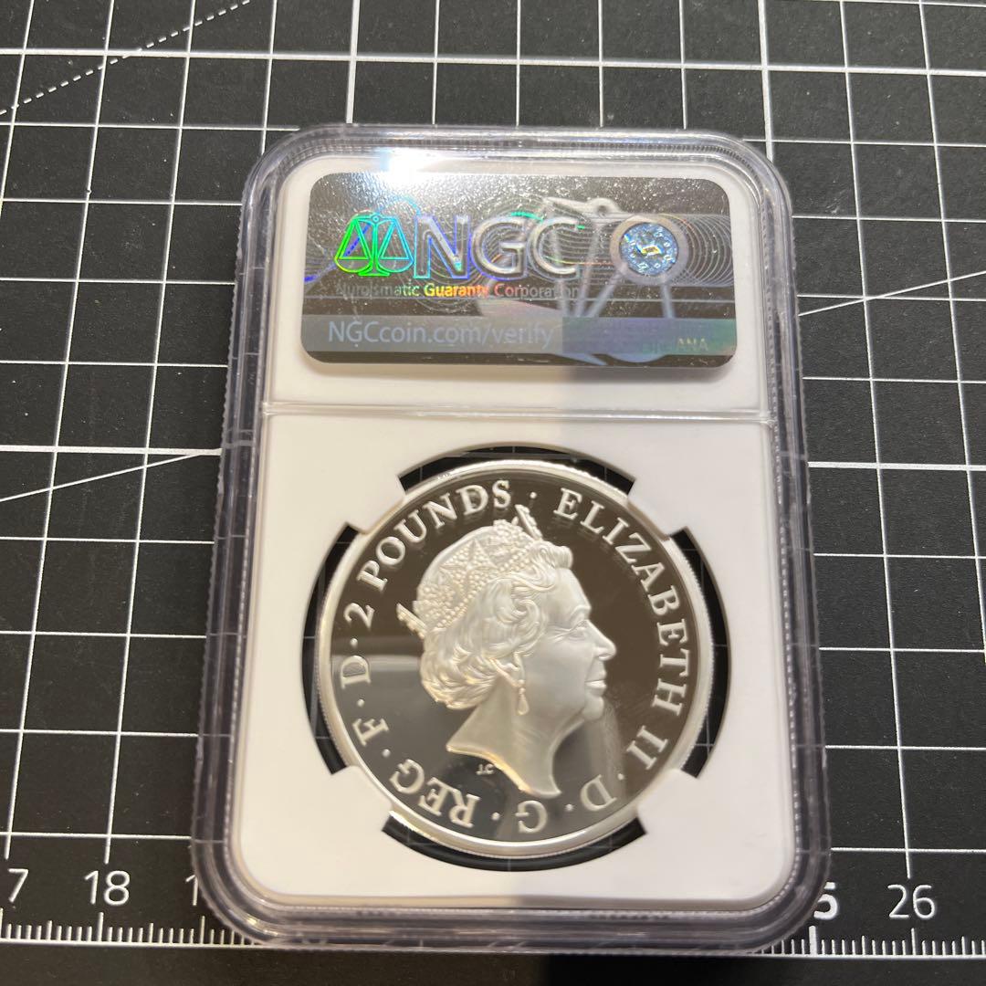 NGC最高鑑定 2019 英国 クイーンズ ビースト ビューフォート イェール