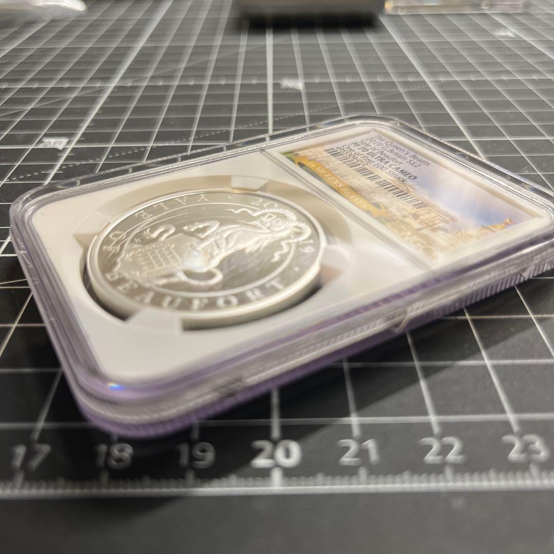 NGC最高鑑定 2019 英国 クイーンズ ビースト ビューフォート イェール