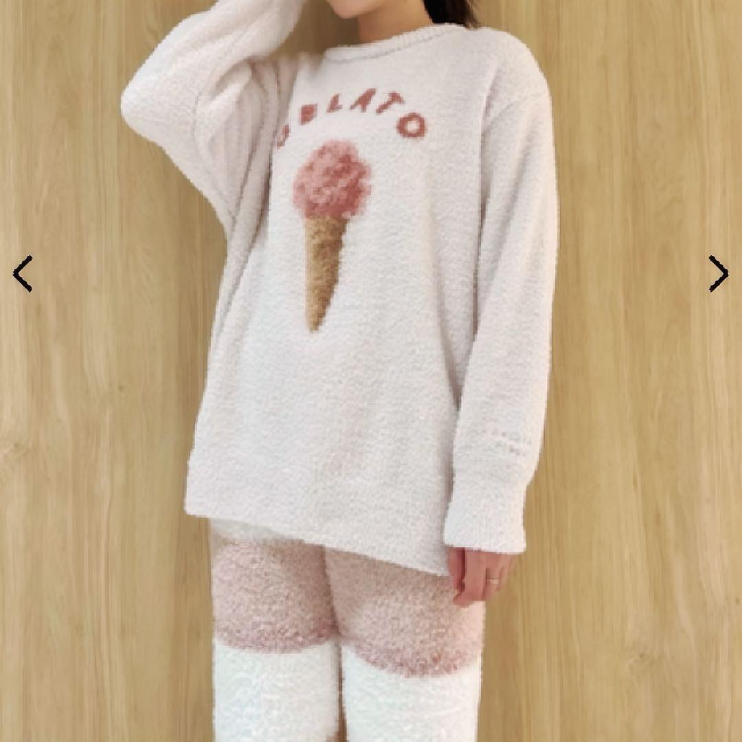 ジェラートピケ　ベビモコアイスジャガードプルオーバー＋ロングパンツ