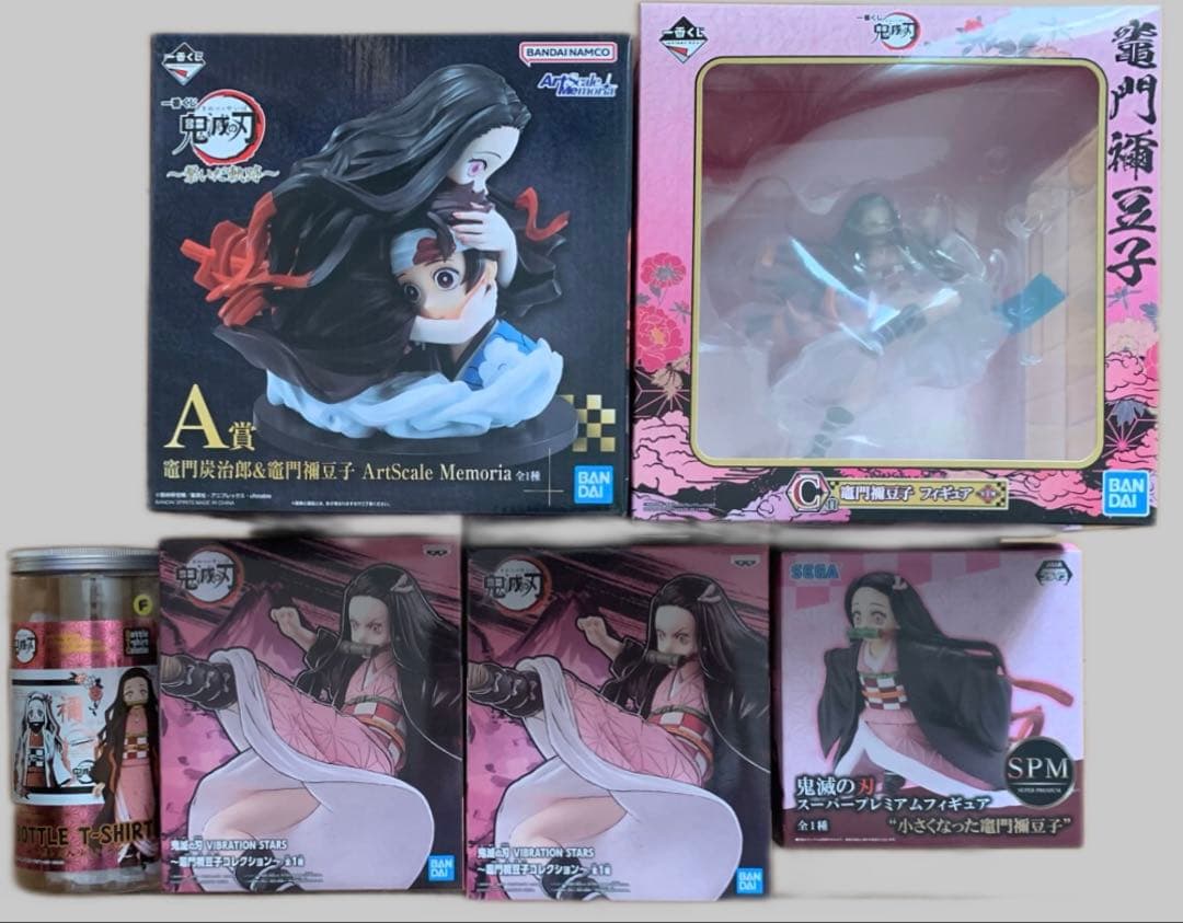 鬼滅の刃 × 竈門禰豆子 フィギュア 5点 ＋ おまけ まとめ売り 未開封品 ③