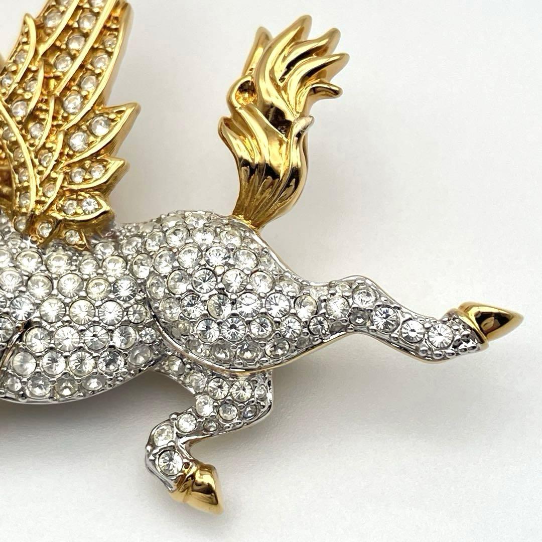 SWAROVSKI スワロフスキー ペガサス ブローチ クリスタル