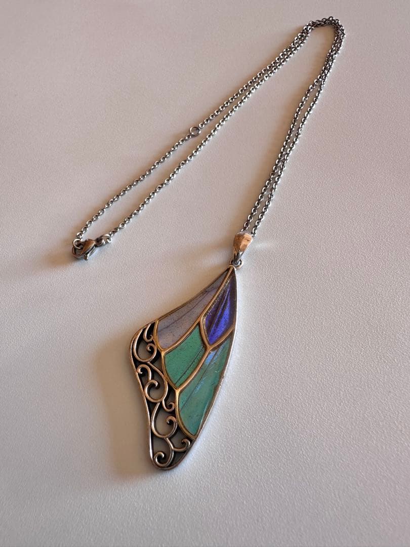 オウン・ピー Psyche シルバー925 蝶の羽ペンダント