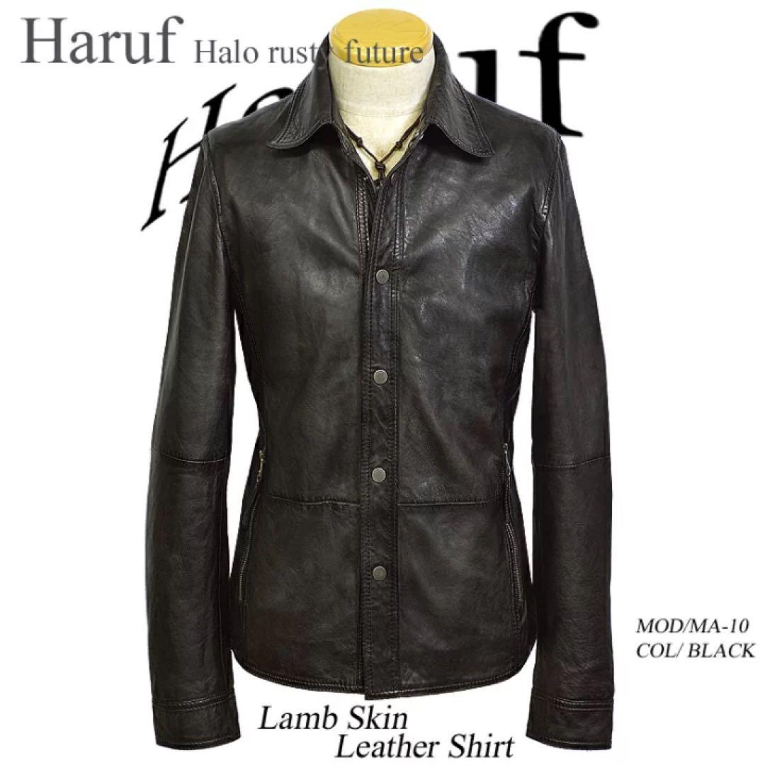 新品 本革 レザージャケット ライダース 革ジャン メンズ ブラック 黒 羊革