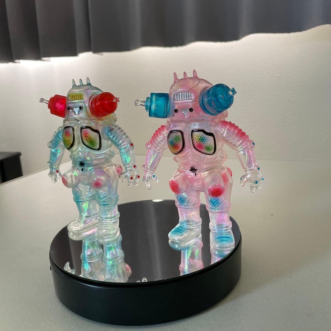 ブルマァク キングジョー クリア オーロラ　かき氷カラー　赤　青　夏休み　最安値