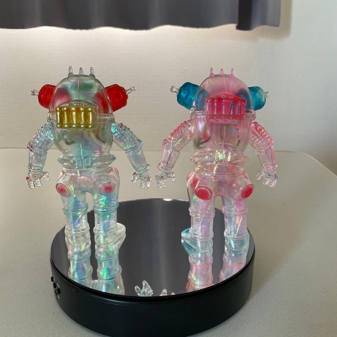 ブルマァク キングジョー クリア オーロラ　かき氷カラー　赤　青　夏休み　最安値