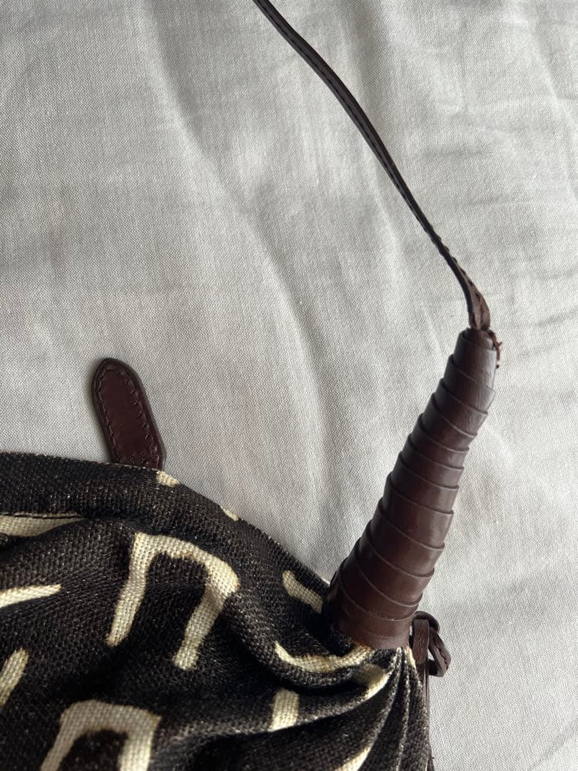 ラルフローレン　バッグ　RALPH LAUREN アフリカ エスニック フリンジ