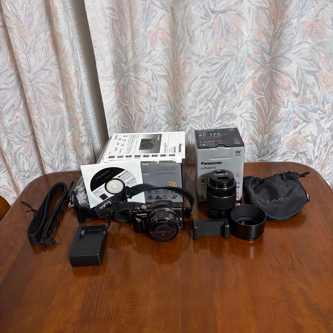 デジタルカメラ Panasonic LUMIX DMC-GF3 14-42mm/45-175mm