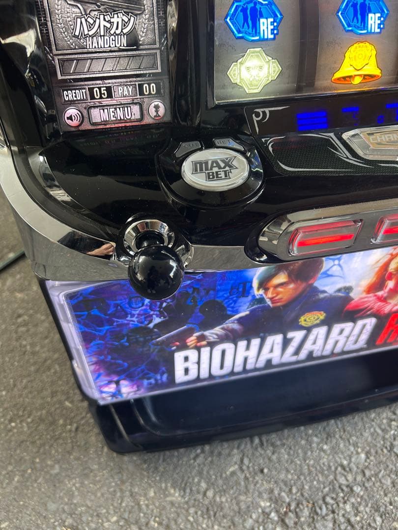 パチスロ　実機　SバイオハザードRE:2 家庭用改造済み　送料込み　バイオRE2