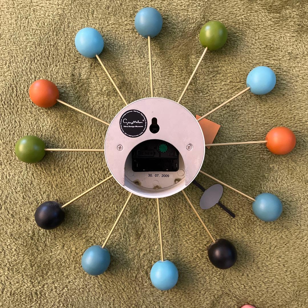 【正規品】ボールクロック　ジョージネルソン　ヴィトラ　壁掛け時計　ジャンク品扱い