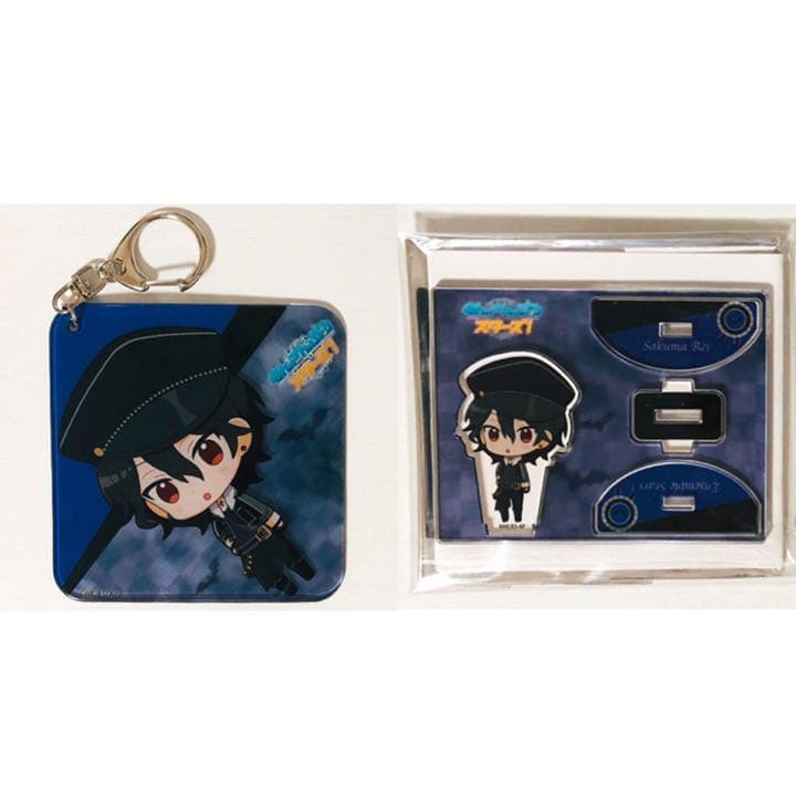 新品★あんスタ★カラ鉄★UNDEAD【朔間零】アクリルスタンド★ストラップ★2点