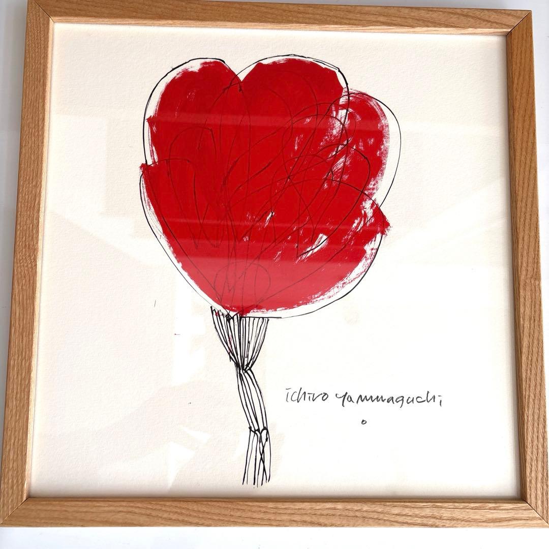 山口一郎　アートポスター「HANA-aka」 完売品