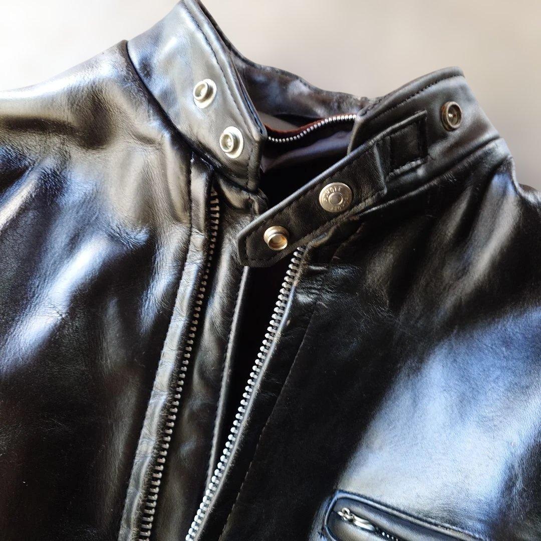 schott 641 ショットシングルライダースレザー アメリカ製 40