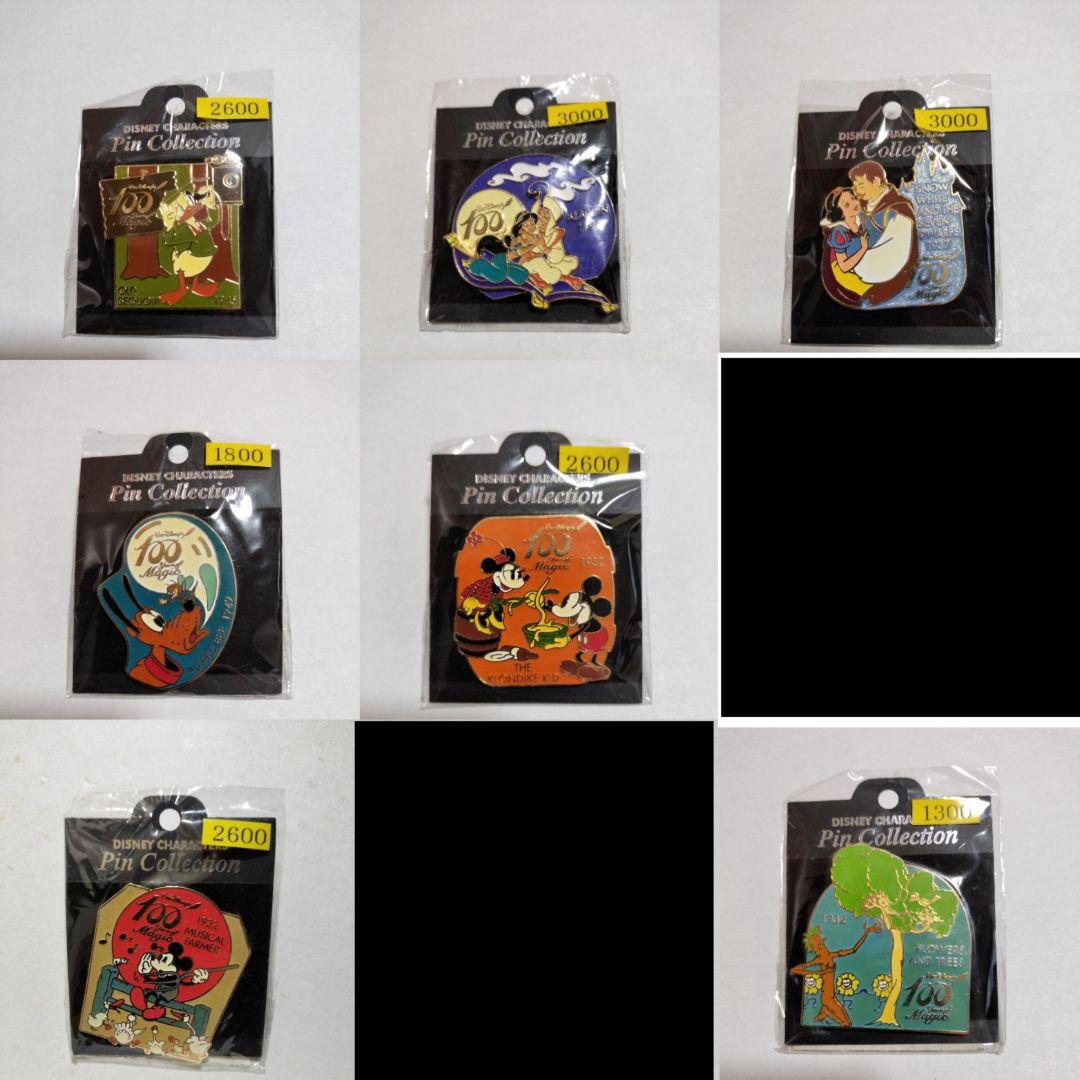 ディズニー　ピンバッジ　100周年　ウォルト