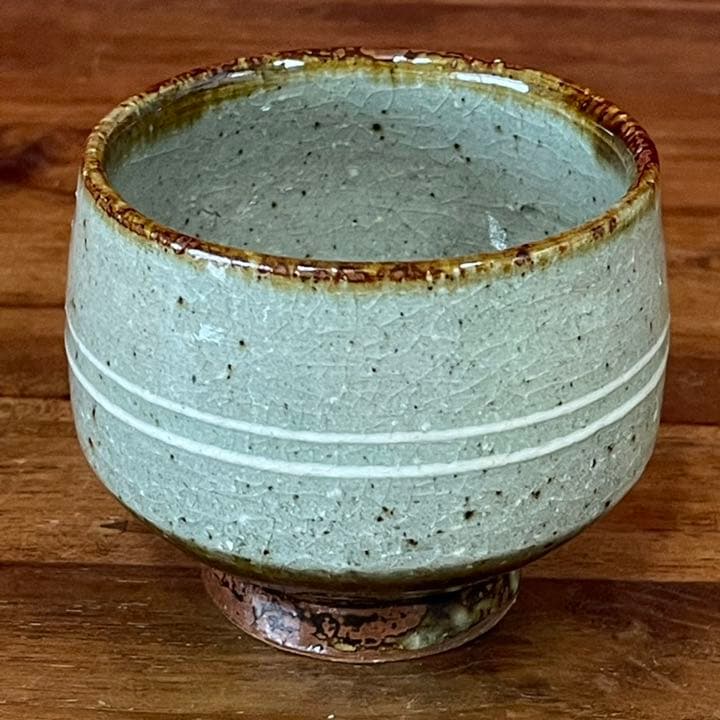 舩木研兒茶碗布志名舩木窯(布志名焼)民藝