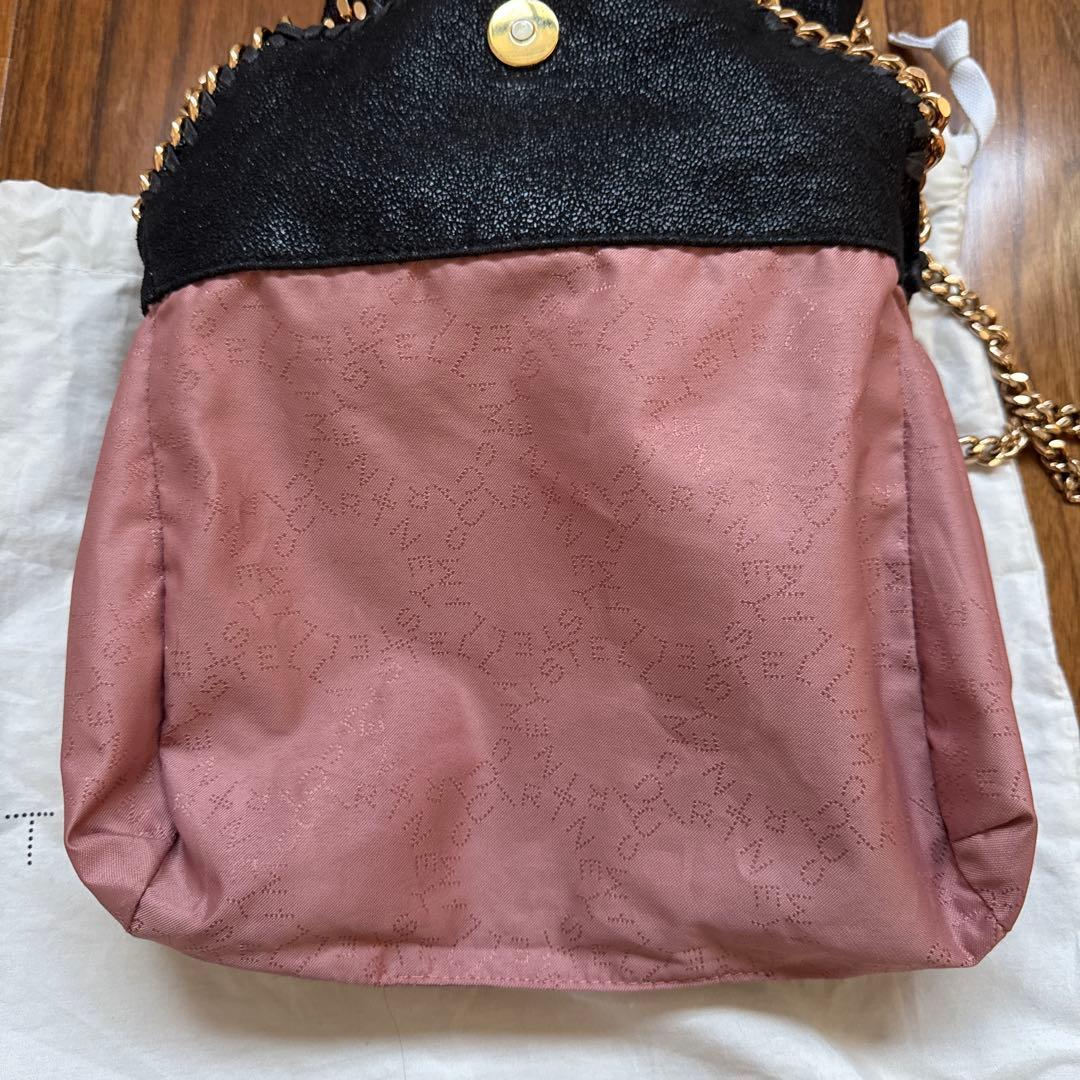 ステラマッカートニー ファラベラ ミニトートバッグ ゴールド ブラック