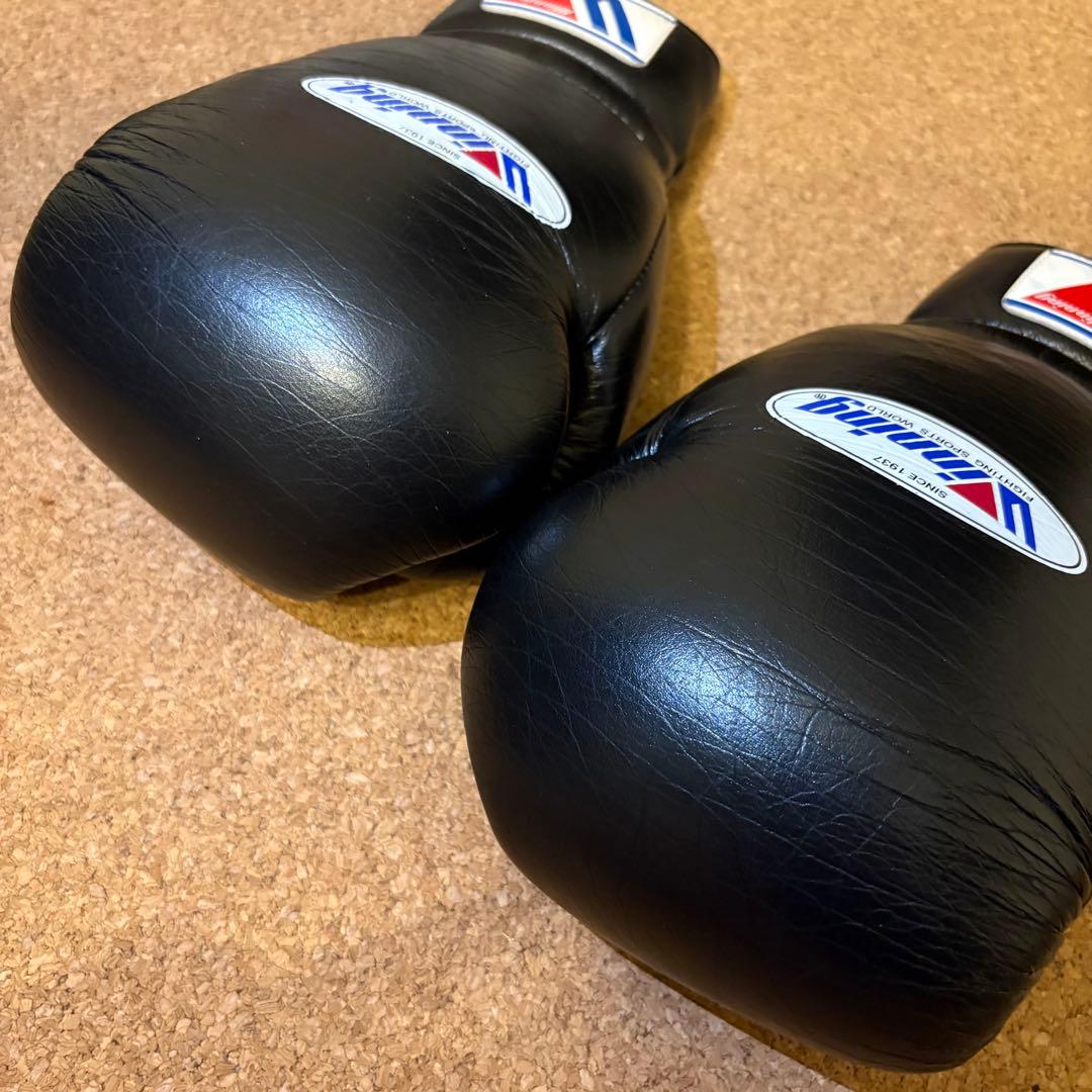 winning ボクシンググローブ ブラック 12oz