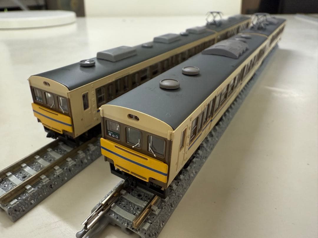 【訳あり】鉄コレ 113系3800番代2両×2セット（N化済・動力付）