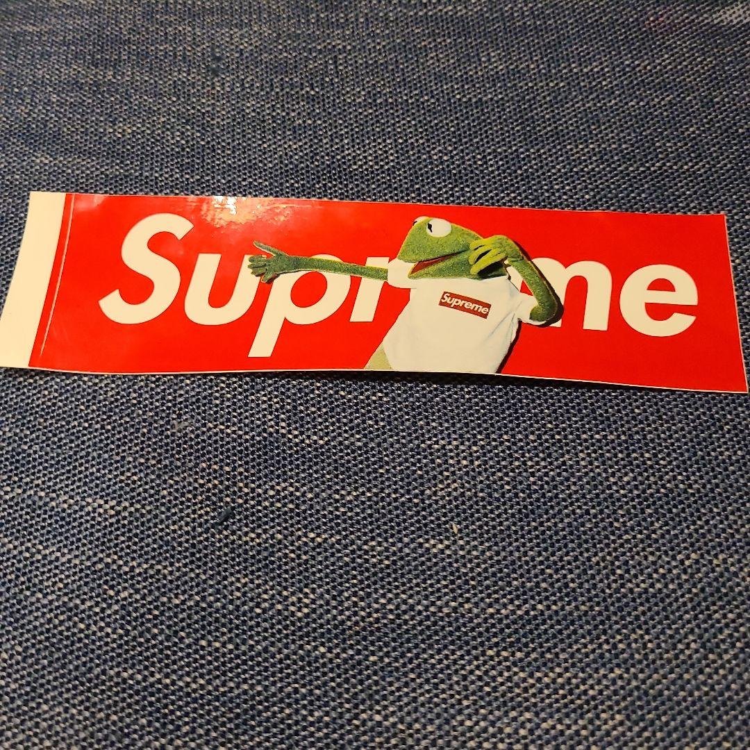 Supreme　KERMIT　BOXロゴ　ステッカー