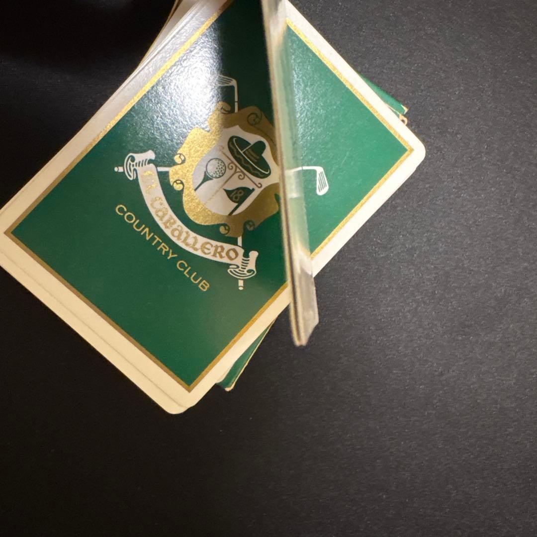 美品 EL CABALLERO 緑 エルキャバレロ グリーン オールドデック