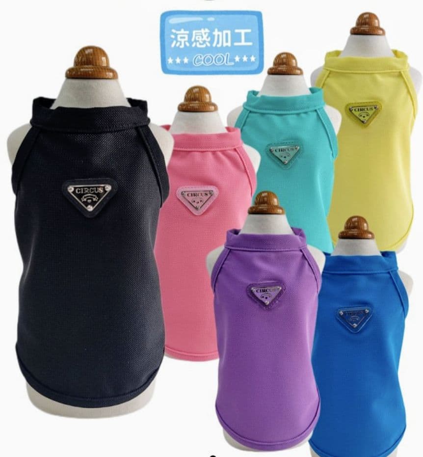 Chic Mesh タンクBlack＆Salmon　サーカスサーカスcircus