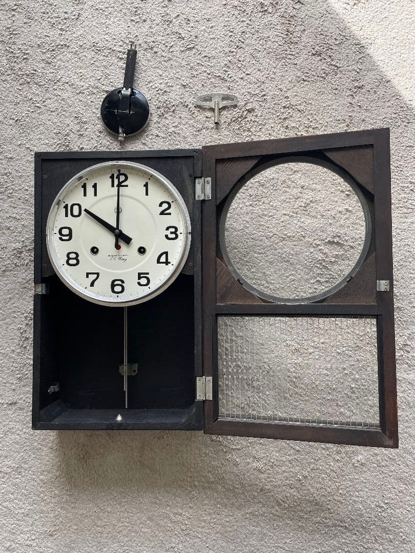 AICHITOKEI 振り子時計　Super60 ゼンマイ式