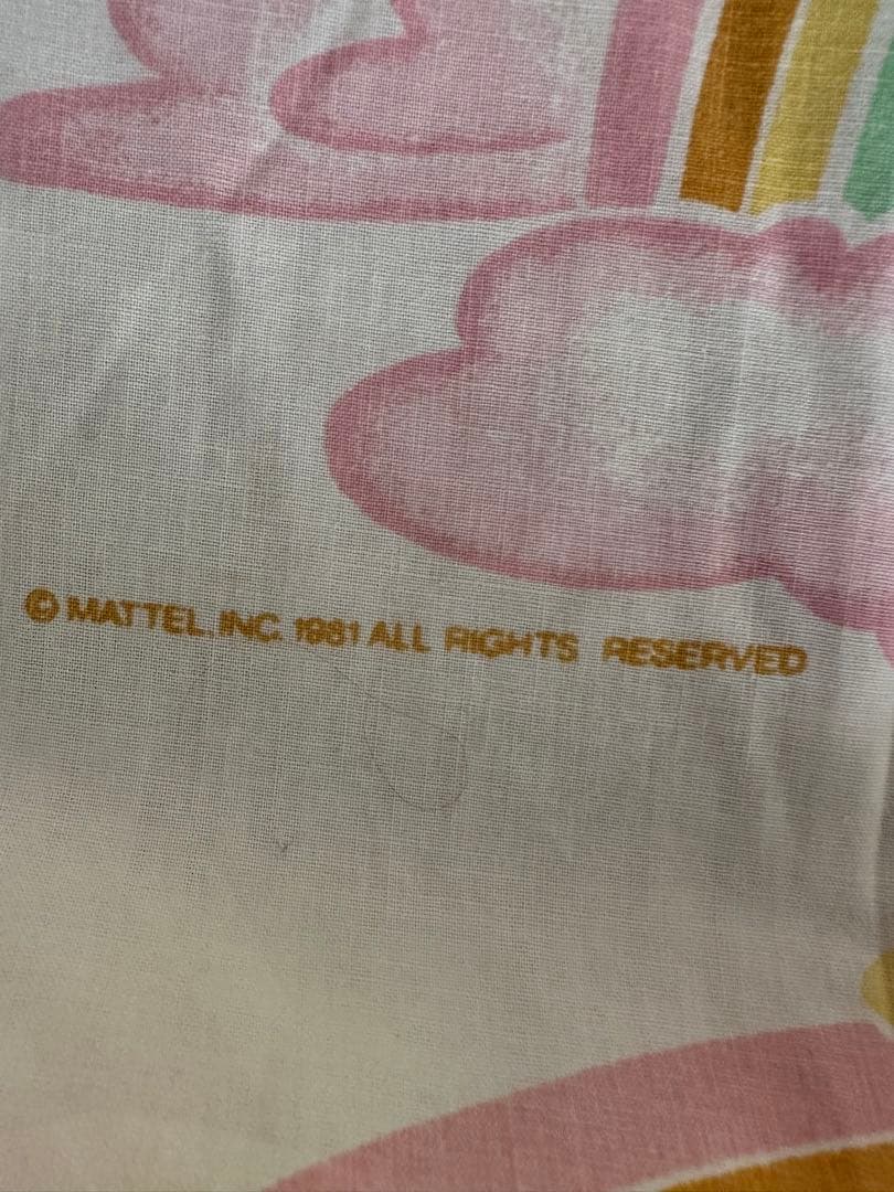 1981年バービーBarbieシーツ古着ヴィンテージ ナイルパーチ　ムチャチャ