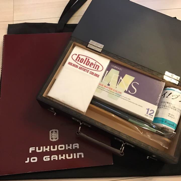 【新品】 福岡女学院 絵の具道具